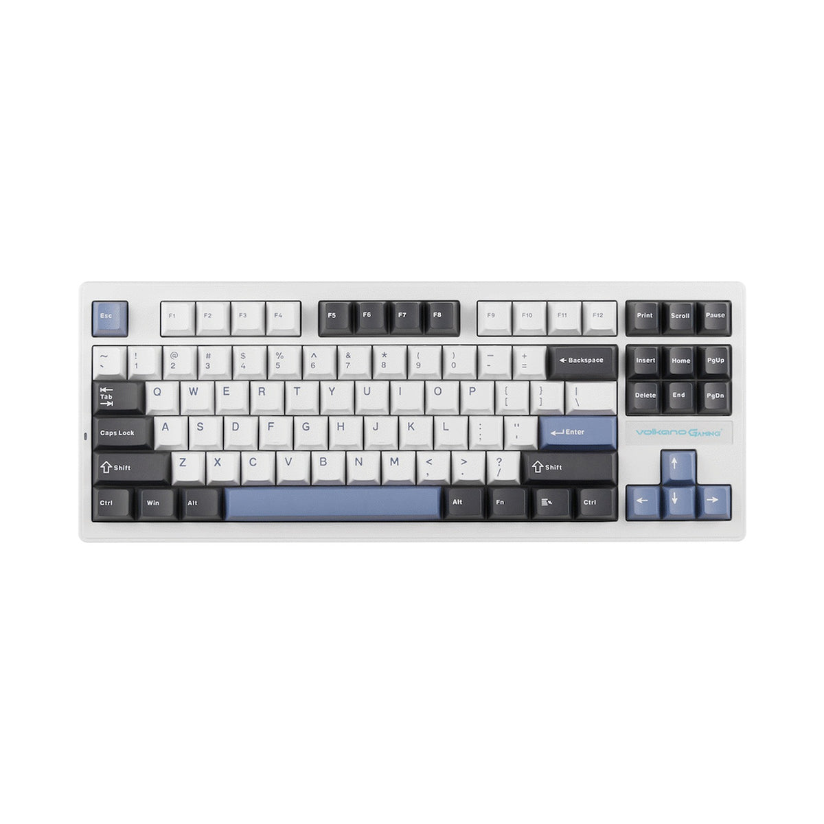 Volkano Gaming Obsidian X1 TKL Mechanical Tri-mode keyboard with Red switches