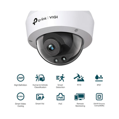 TP-Link Vigi C220I 2MP 2.8mm Dome Network Camera