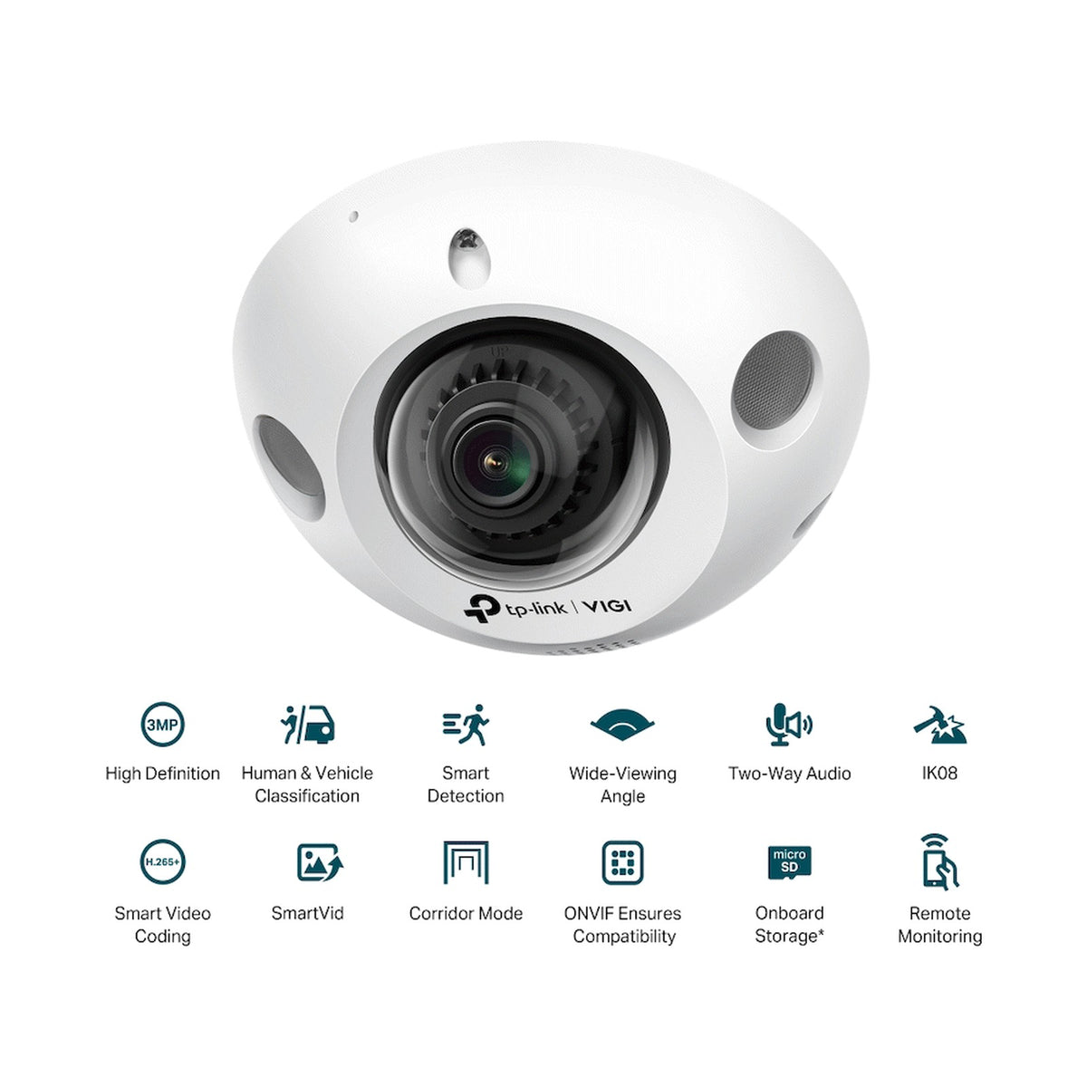 TP-Link Vigi C230I 3MP 2.8mm Mini Dome Network Camera