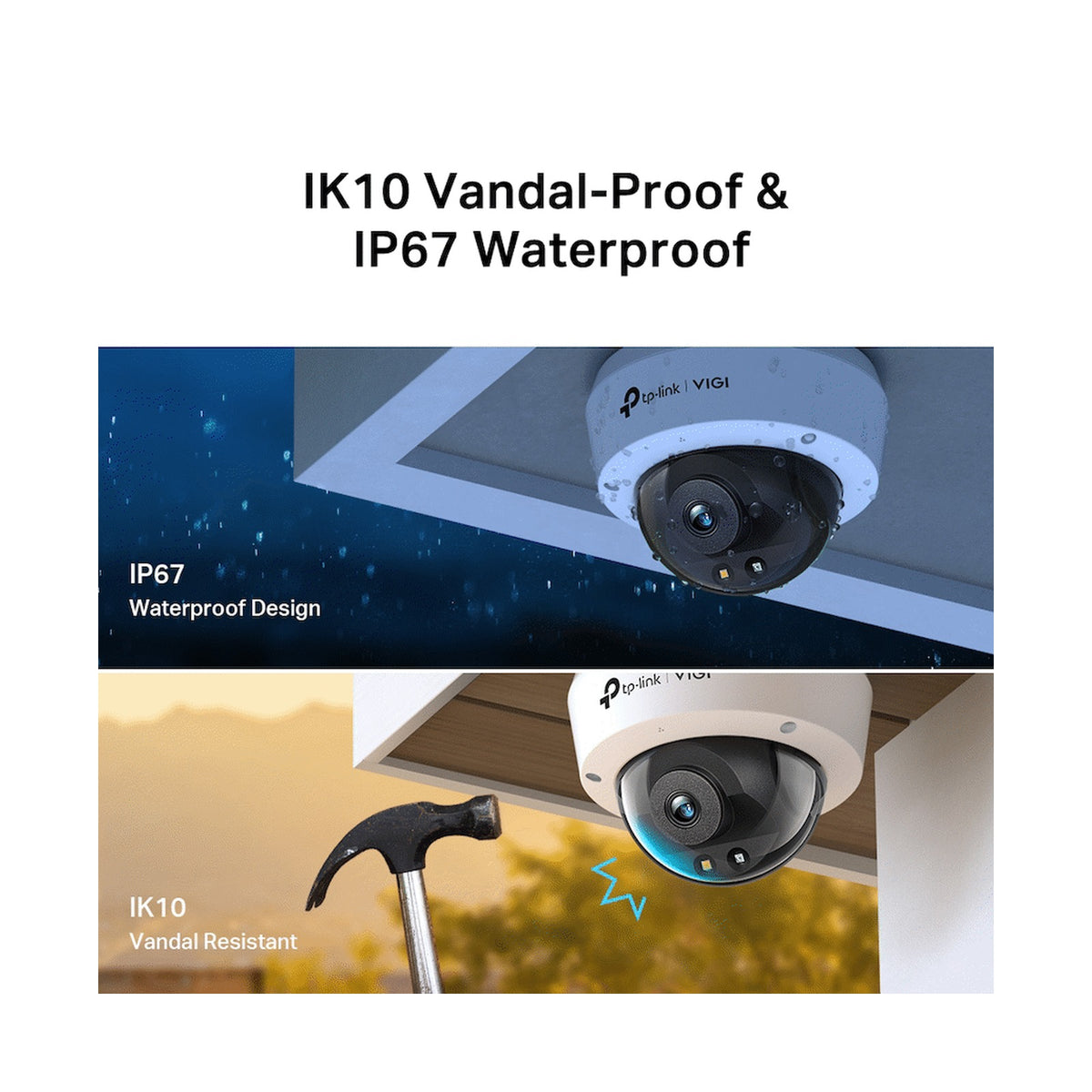 TP-Link Vigi C240 4MP 2.8mm Full-Colour Dome Network Camera