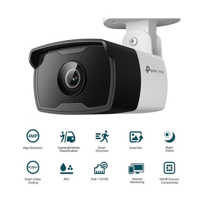 TP-Link Vigi C340I 4MP 4mm Outdoor Bullet Network Camera