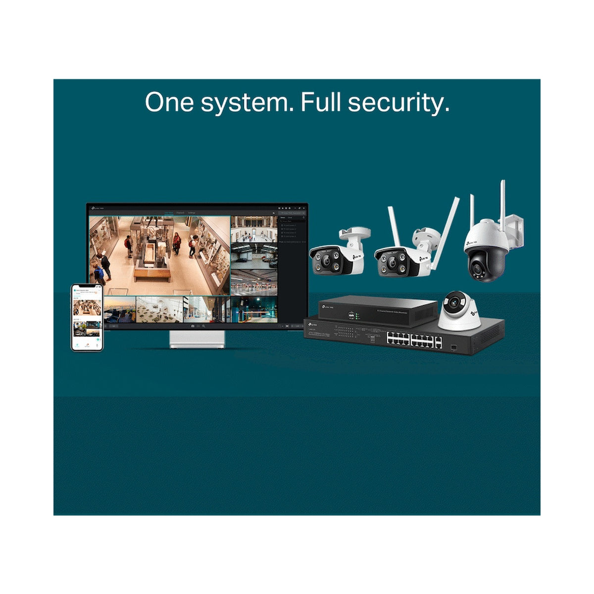 TP-Link Vigi C440 4MP 4mm Full-Color Turret Network Camera