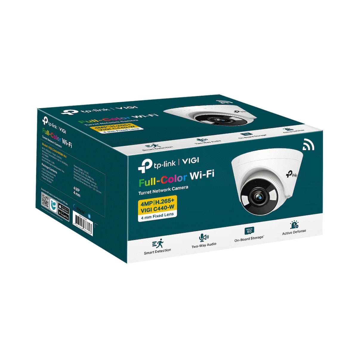 TP-Link Vigi C440 4MP 4mm Full-Color Turret Network Camera