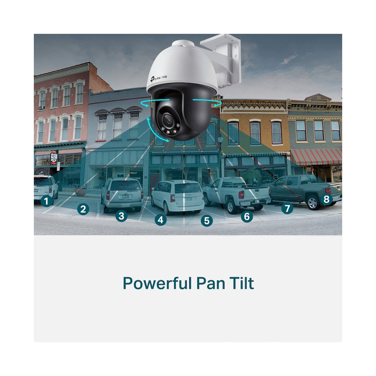 TP-Link Vigi C540 4MP 4mm Outdoor Full-Color PT Network Camera
