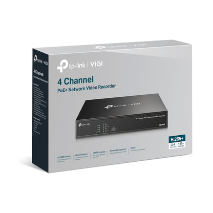 TP-Link Vigi NVR1004H-4P 4-Channel PoE Network Video Recorder