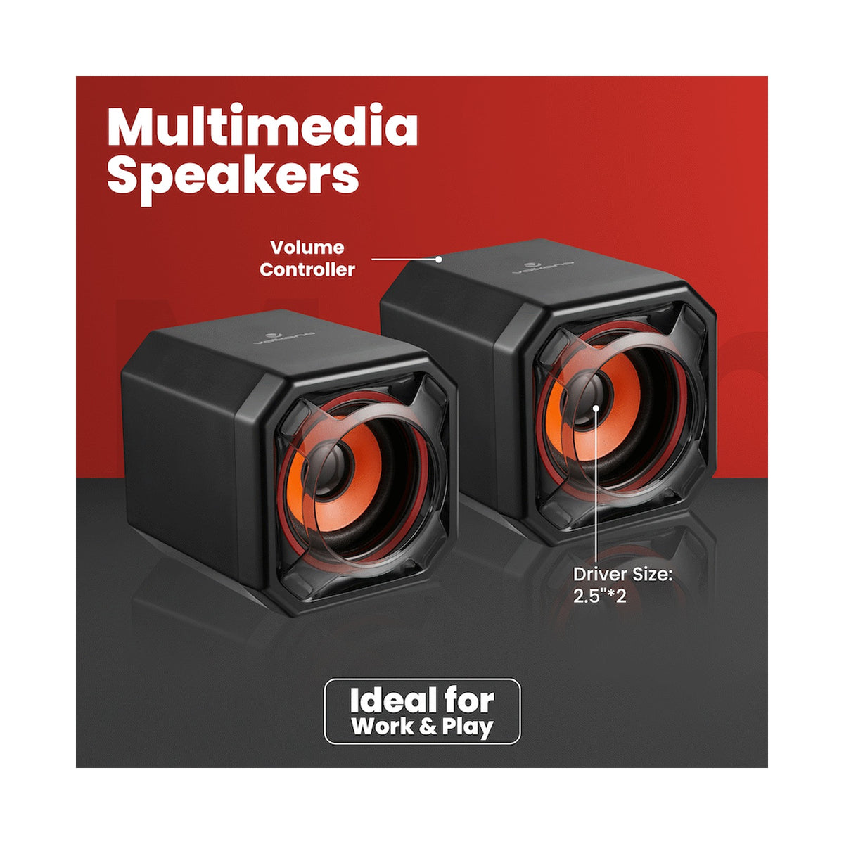 Volkano Rush Series Multimedia Speakers
