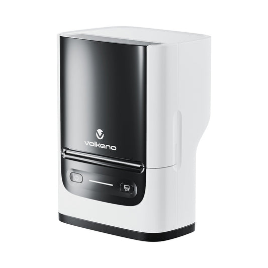 Volkano LabelPro Duo Series Thermal Dual Size Label Printer - Black and White
