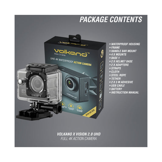 VolkanoX Vision 2.0 UHD 4K Action Camera