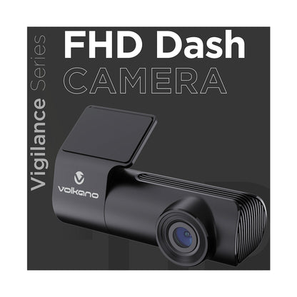 Volkano Vigilance Series FHD Dash Camera - Black