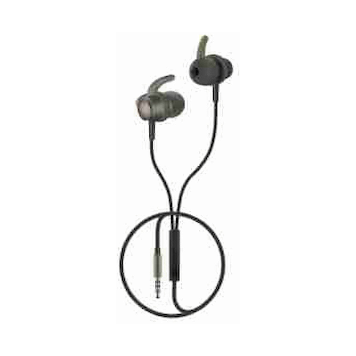 Volkano Titanium Series AUX Earphone - Gun Metal