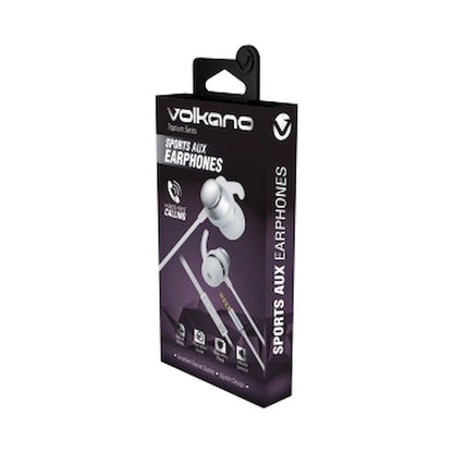 Volkano Titanium Series AUX Earphone - Silver