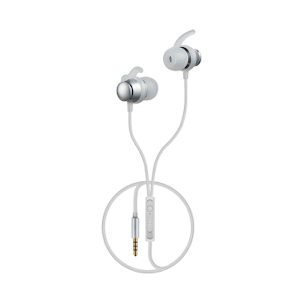 Volkano Titanium Series AUX Earphone - Silver