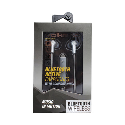 Volkano Motion Bluetooth Earphones Grey/White