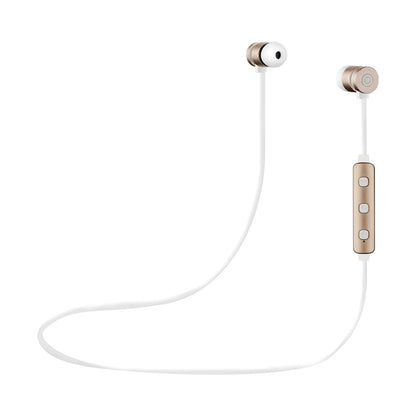 Volkano Mercury Series Bluetooth Magnetic Earphones - Gold/White