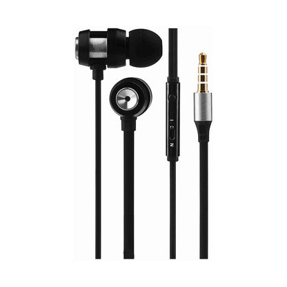 Volkano Alloy Series Metal Earphone - Silver