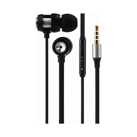 Volkano Alloy Series Metal Earphone - Silver