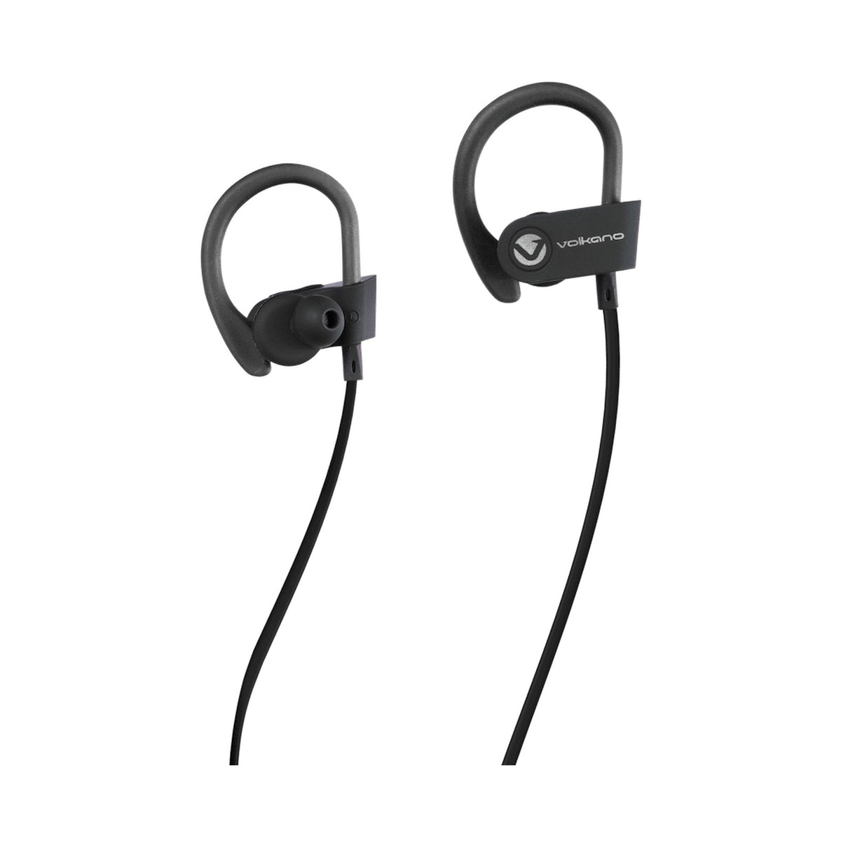 Volkano Race Series Bluetooth Sport Earhook Earphones - Black