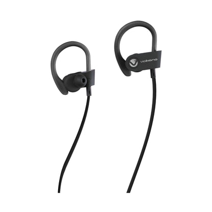Volkano Race Series Bluetooth Sport Earhook Earphones - Black