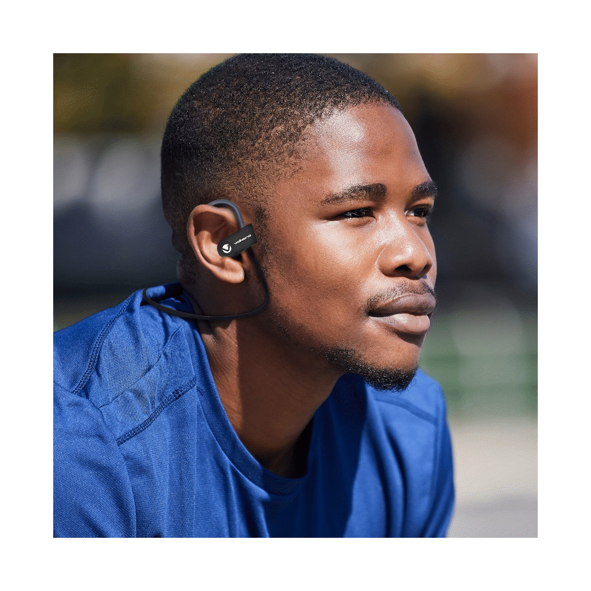 Volkano Race Series Bluetooth Sport Earhook Earphones - Black
