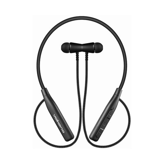 Volkano Aeon+ Series Bluetooth Earphones with Neckband - Black