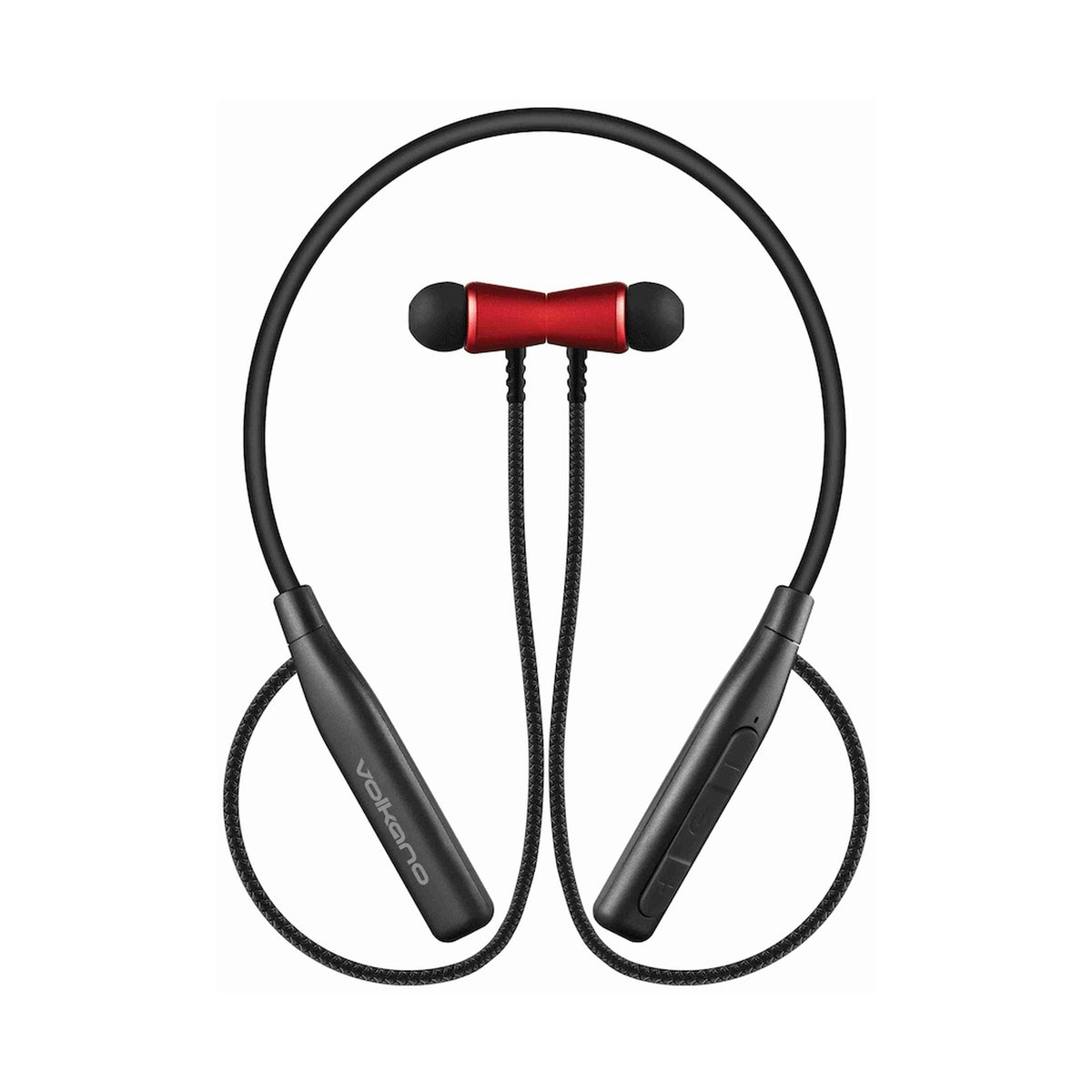 Volkano Aeon+ Series Bluetooth Earphones with Neckband - Red