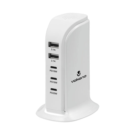 Volkano Peak V2 Series 5-Port P.D. + USB GaN Charger