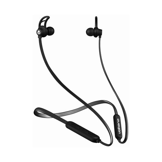 Volkano Marathon Series Bluetooth Earphones with Neckband - Black