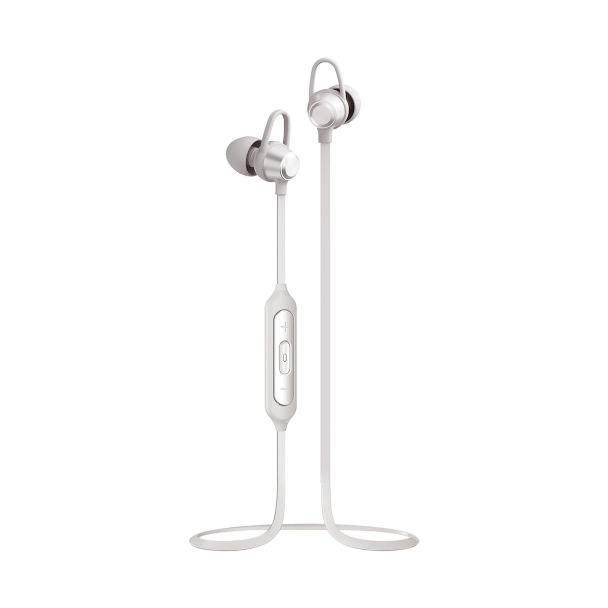 Volkano Rush 2.0 Bluetooth Earphones with Carry Case - Silver