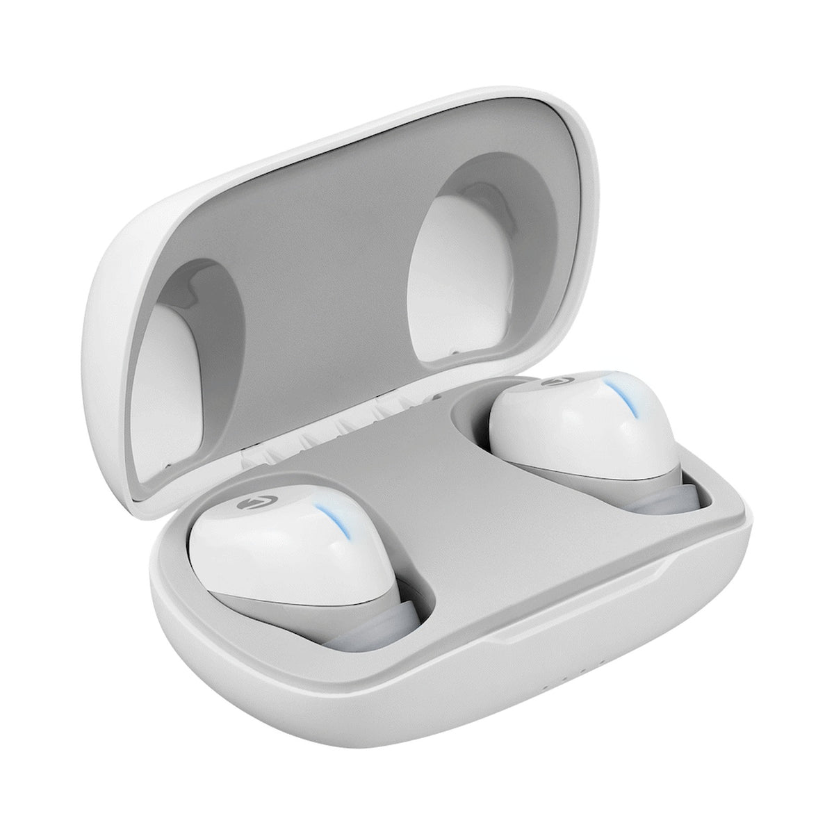 Volkano Pico Series True Wireless Bluetooth Earphones with Charging Case - White