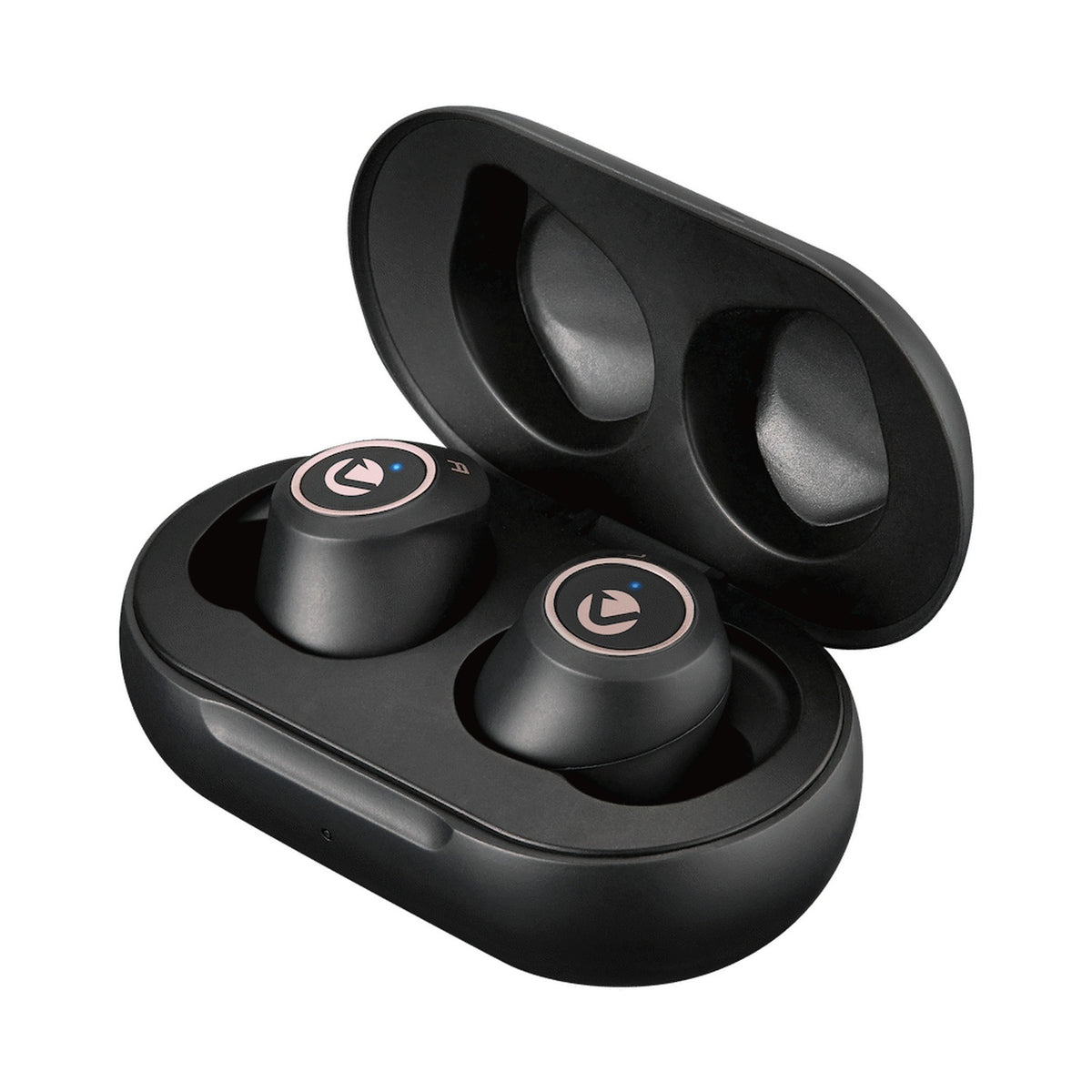 Volkano Taurus Series True Wireless Earphones with Charging Case - Black
