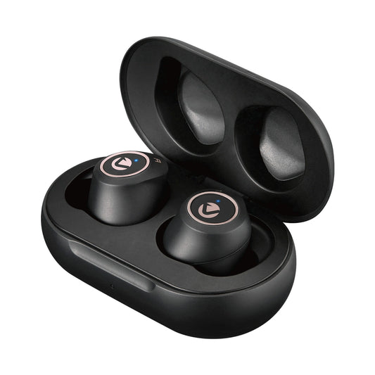 Volkano Taurus Series True Wireless Earphones with Charging Case - Black