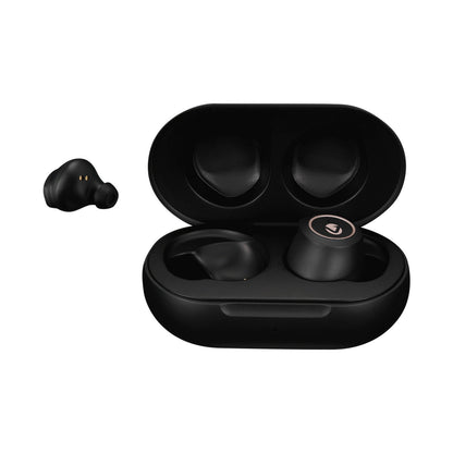 Volkano Taurus Series True Wireless Earphones with Charging Case - Black