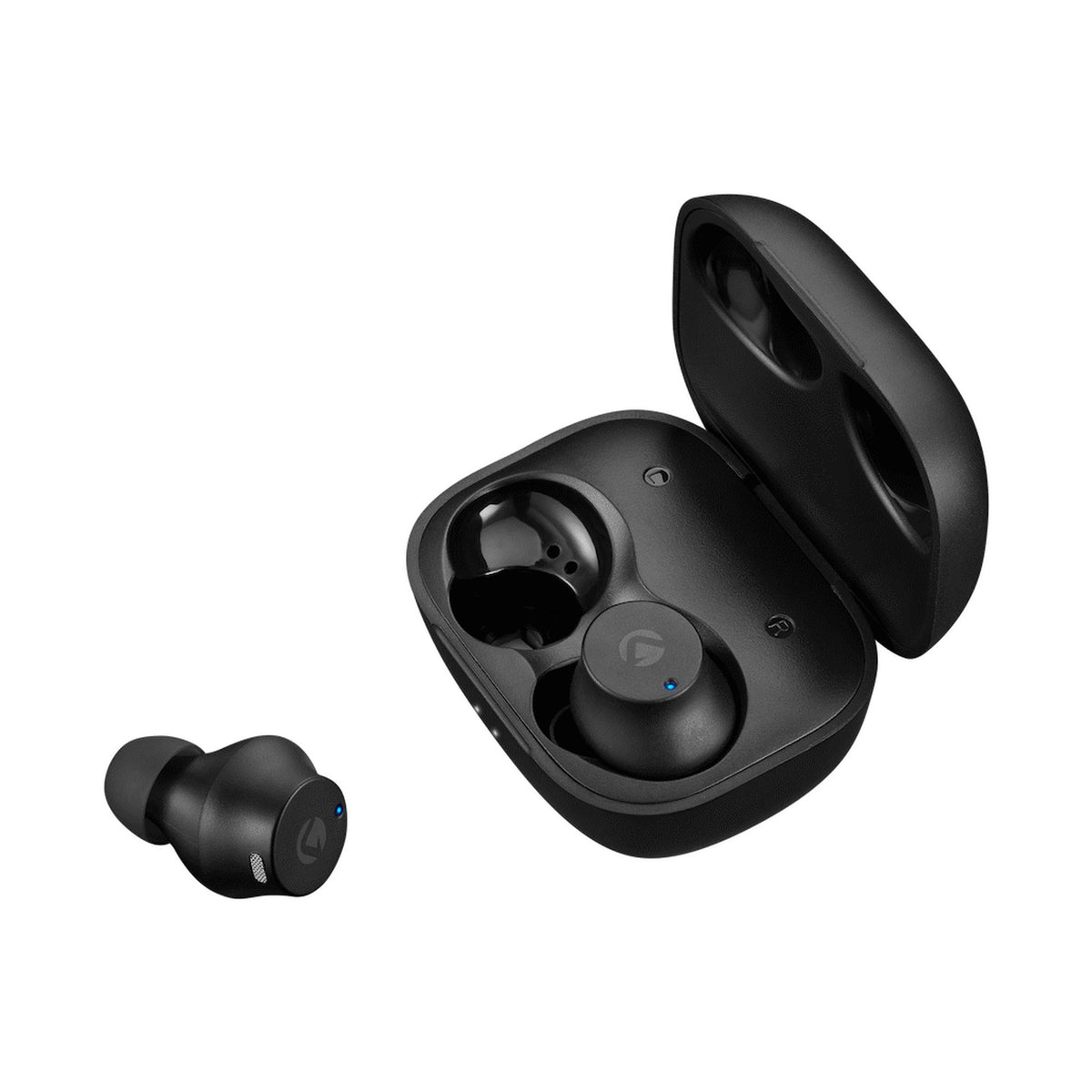Volkano Taurus Series 2.0 True Wireless Earphones with Charging Case - Black