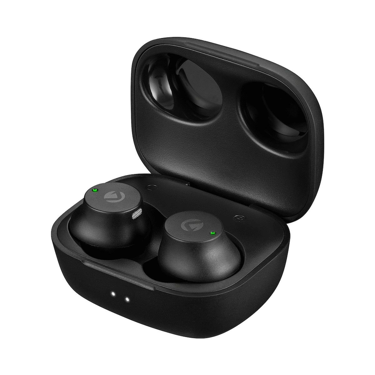 Volkano Taurus Series 2.0 True Wireless Earphones with Charging Case - Black