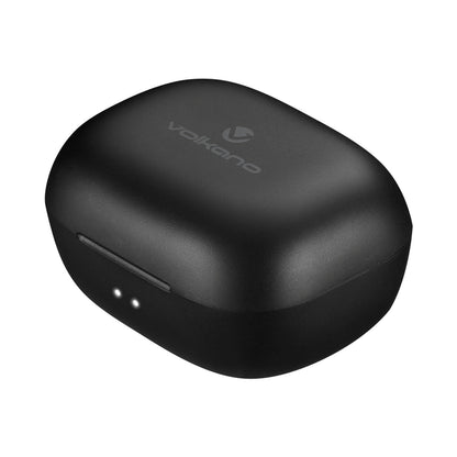 Volkano Taurus Series 2.0 True Wireless Earphones with Charging Case - Black