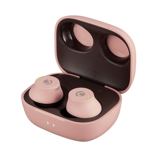 Volkano Taurus Series 2.0 True Wireless Earphones with Charging Case - Pink