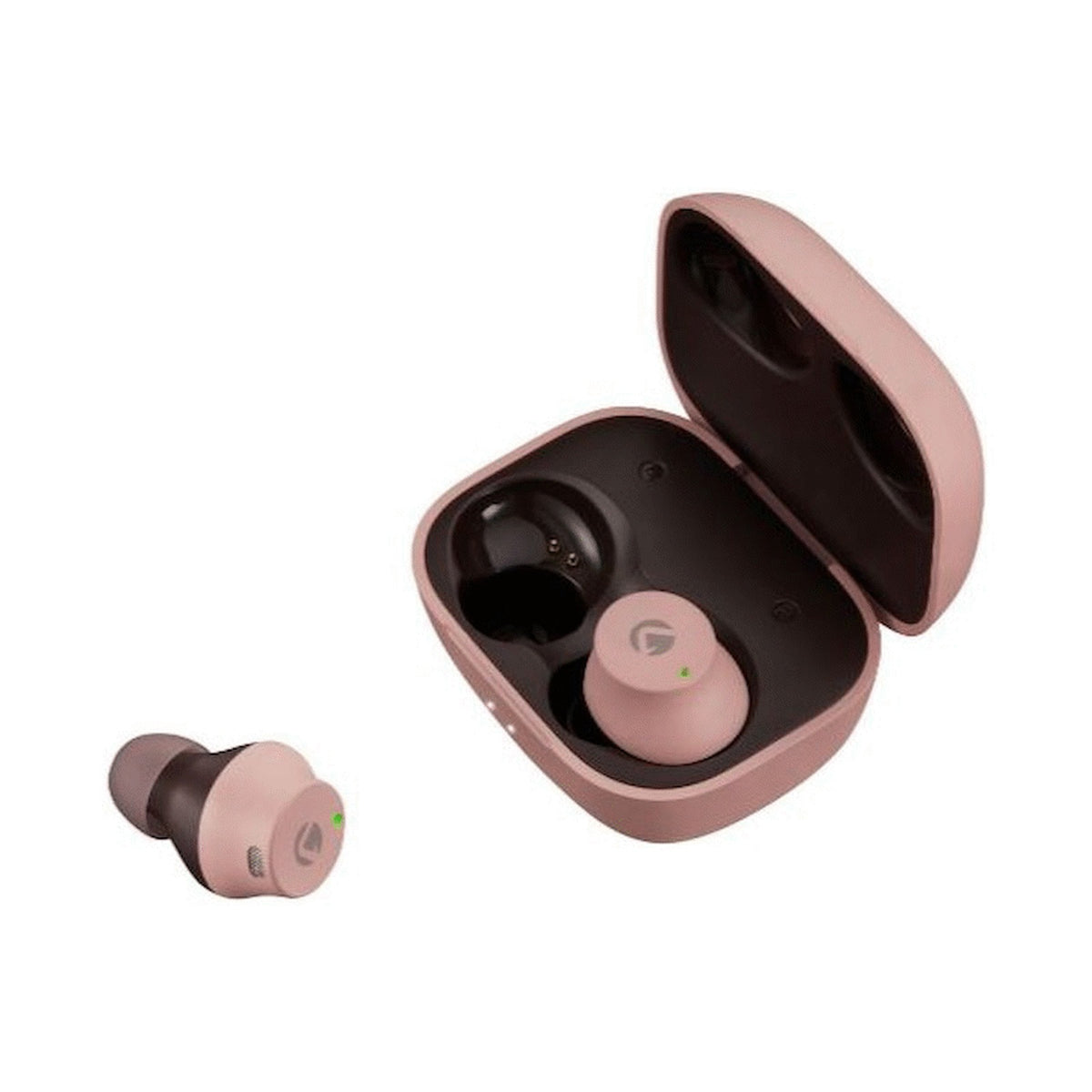 Volkano Taurus Series 2.0 True Wireless Earphones with Charging Case - Pink