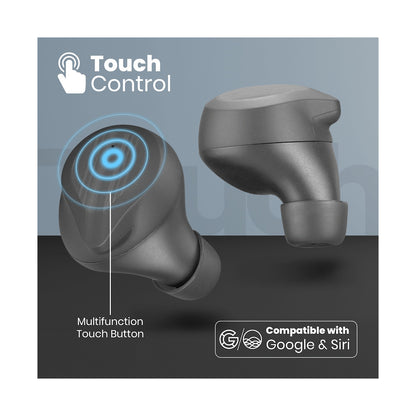 Volkano Scorpio Series True Wireless Earphones - Black