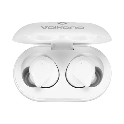 Volkano Scorpio Series True Wireless Earphones - White