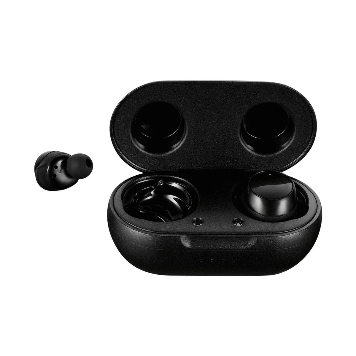 Volkano Pisces Series TWS Earphones + Charging Case - Black