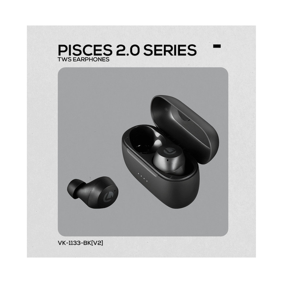 Volkano Pisces 2.0 Series TWS Earphones - Black
