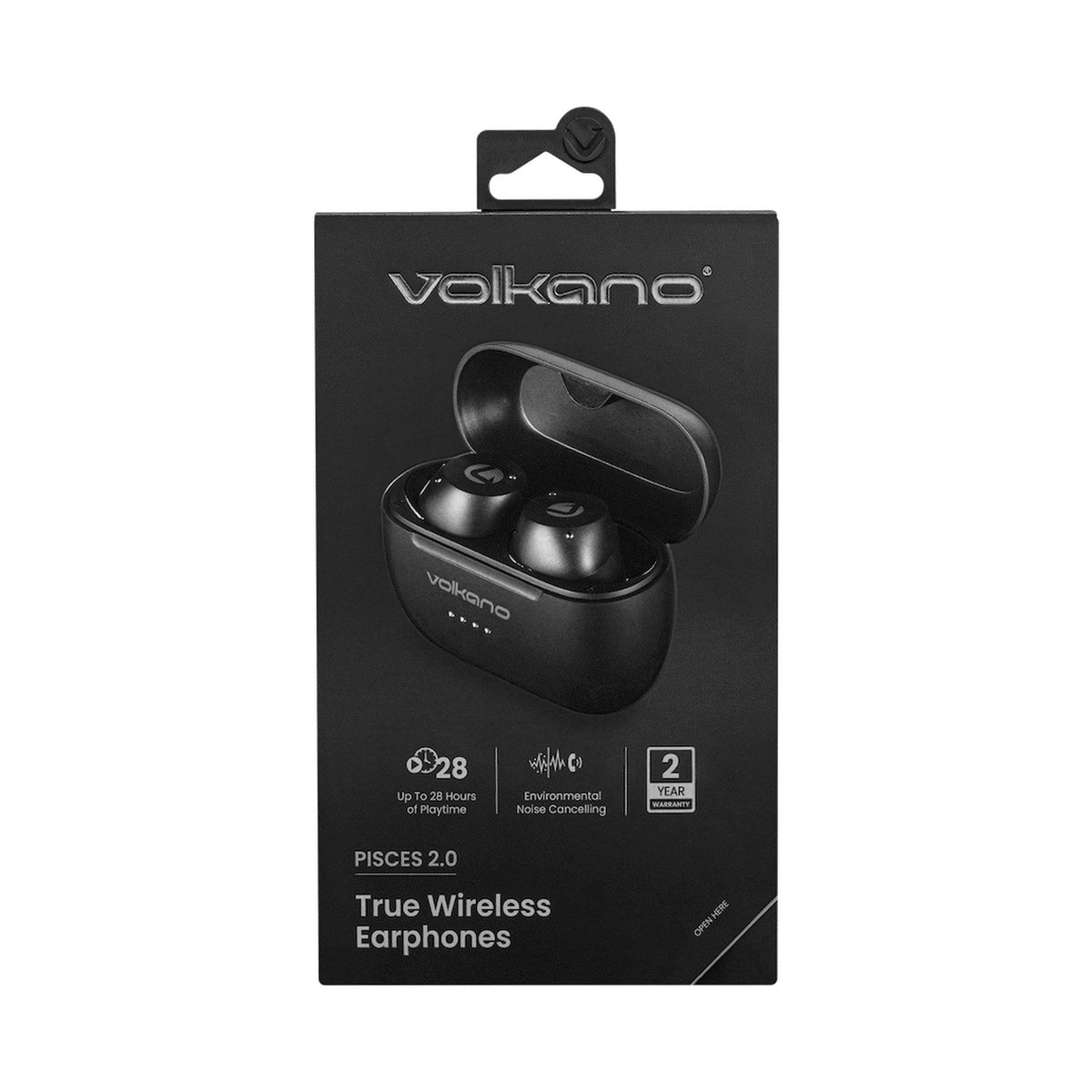 Volkano Pisces 2.0 Series TWS Earphones - Black