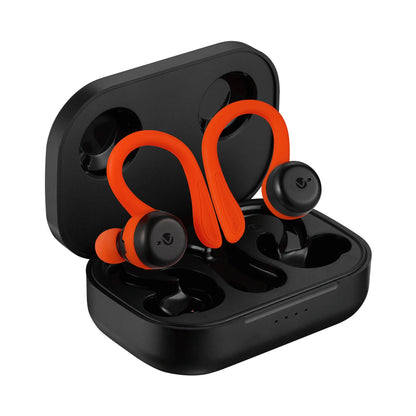 Volkano Momentum Series IPX7 Sports Hook TWS Earphones + Charging Case - Red