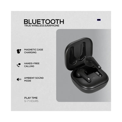 Volkano Silento ANC Series True Wireless + Charging Case - Black