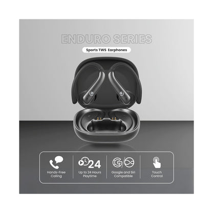Volkano Enduro Series ANC Sports TWS  Earphones - Black
