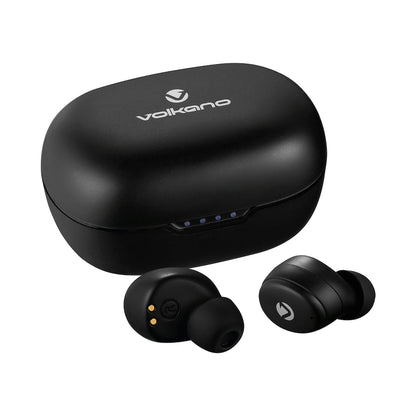 Volkano Sagittarius Series TWS Earphones + Charging Case - Black