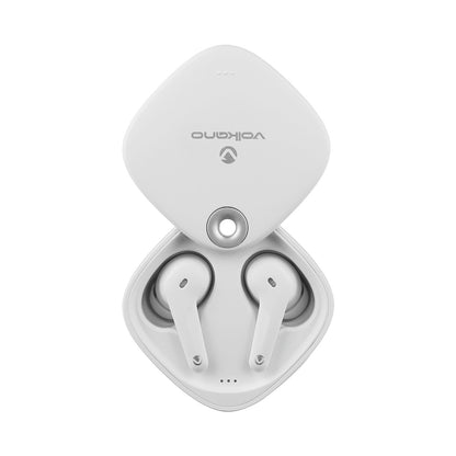 Volkano Ore Series True Wireless Earphones with Charging Case - White