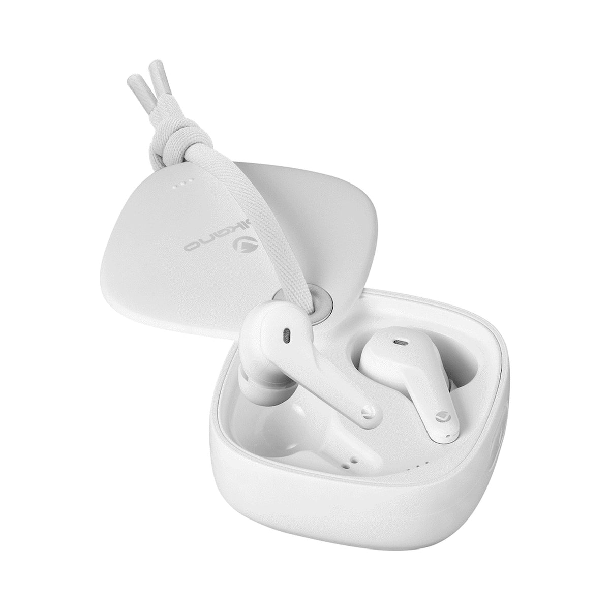 Volkano Ore Series True Wireless Earphones with Charging Case - White