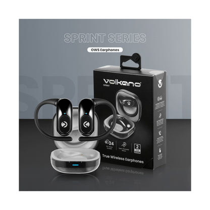 Volkano Sprint Series OWS Earphones - Black
