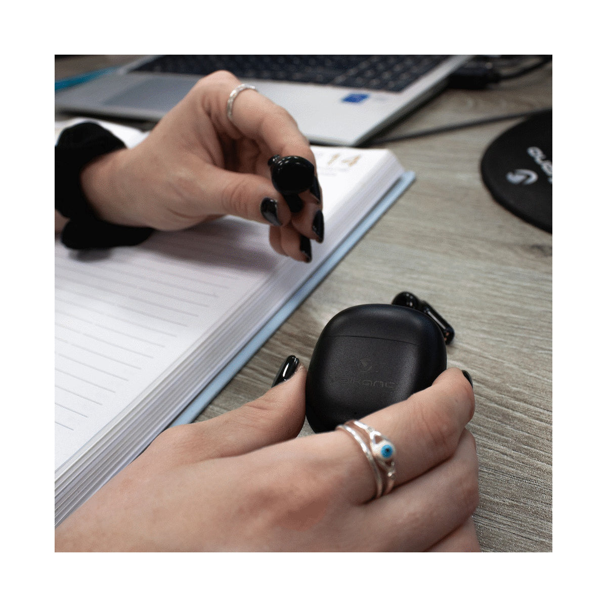 Volkano Sleek Series TWS Earphones - Black